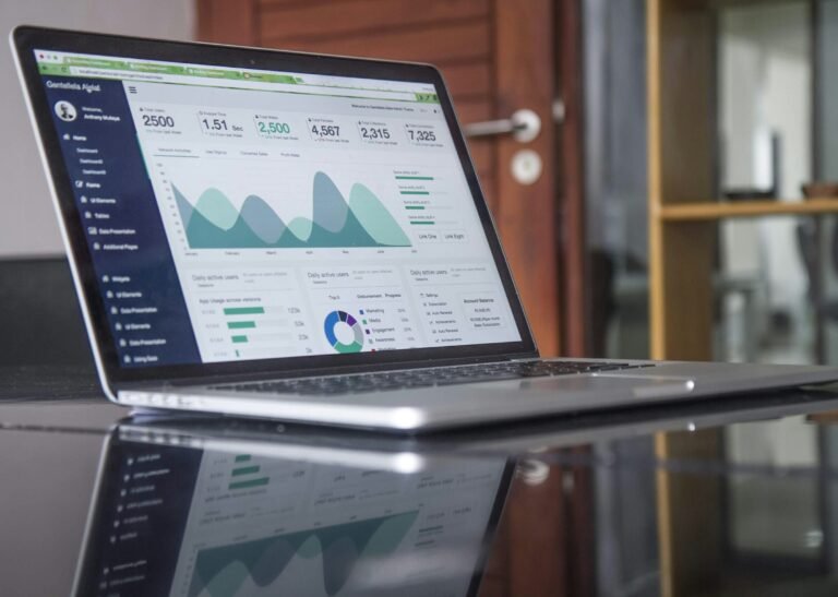 Analytics dashboard for SaaS marketing